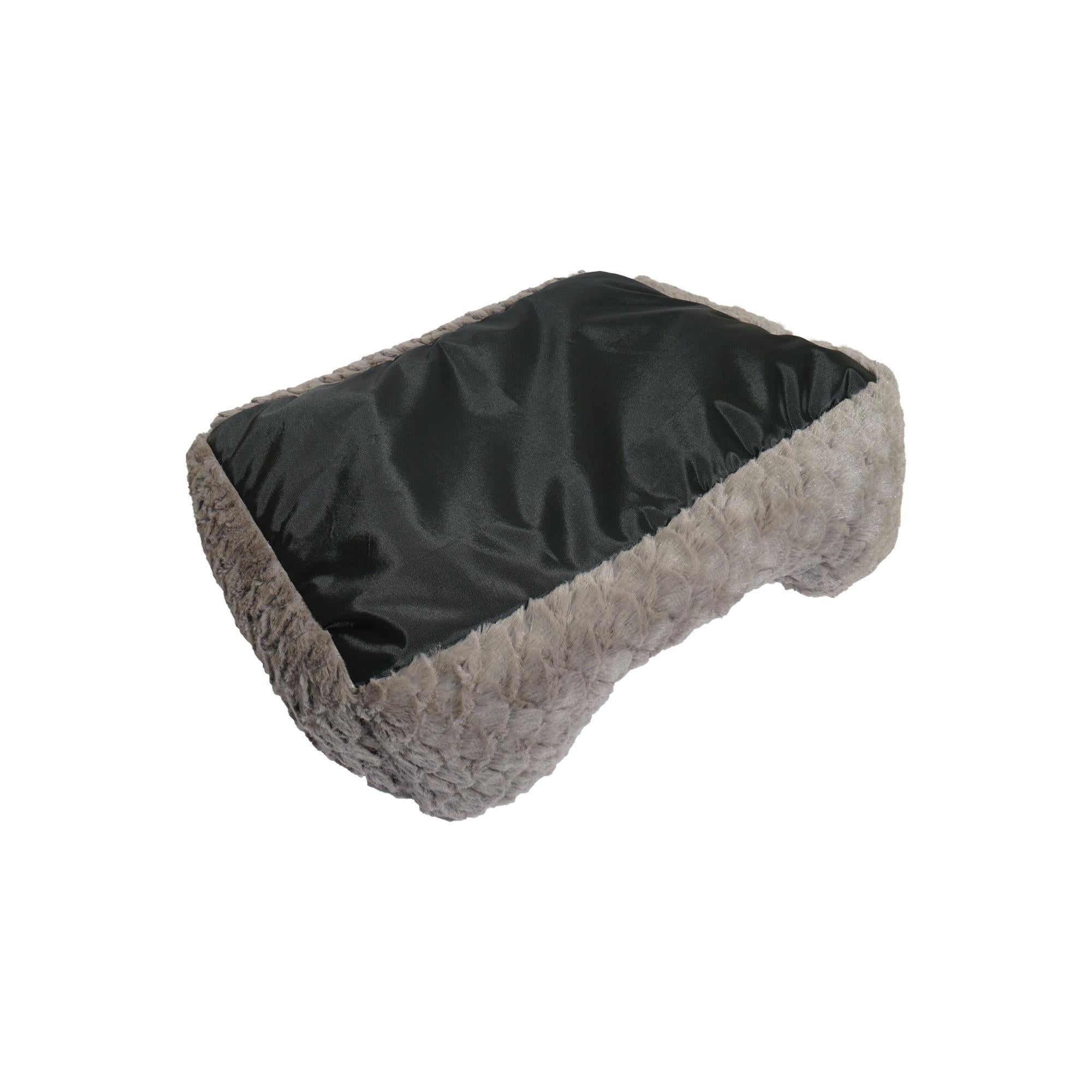 Chic Grey & Pink 40 Winks Dog Bed for Ultimate Comfort