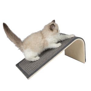 Cat Scratcher – Sisal Ramp for Indoor Cats – Gray